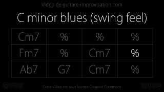 C minor Blues : Backing Track (Jazz/Swing feel)