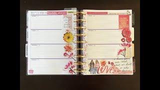 PLAN WITH ME | September 16 - 22 | Glam Functional Planning | Horizontal Classic Happy Planner