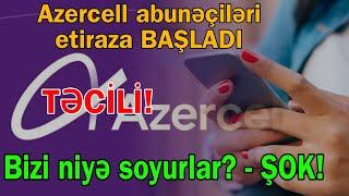 Azercell abunəçiləri etiraza başladı - "Bizi bele soyurlar"