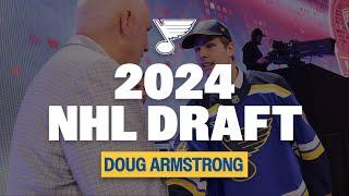 Doug Armstrong on trading Kevin Hayes, acquired Alexandre Texier and the NHL Draft