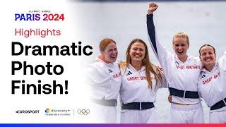 Team GB beat Dutch on final stroke to snatch women’s quad sculls gold in photo finish  #Paris2024