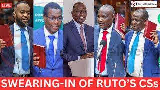 LIVE!! President Ruto Swearing-in New Cabinet Secretaries at Statehouse, Nairobi!!