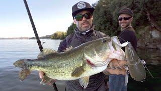 PESCA da UOMINI a Bolsena - Bass Fishing BIG BAIT in Bolsena lake