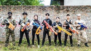 LTT Game Nerf War : Warriors SEAL X Nerf Guns Fight Crime Mr Zero Crime Boss's Daring Escape