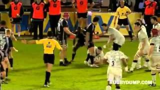 Chris Ashton smashed by Gcobani Bobo