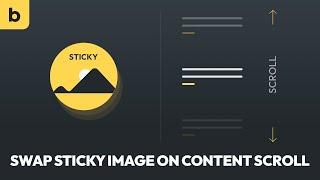 Swap sticky image on content scroll - custom markers plus enter and leave viewport events trick