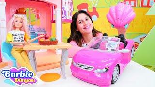 Ayşe ve Ümit ile Barbie videoları. Barbie tatile gidiyor! Barbie oyunları