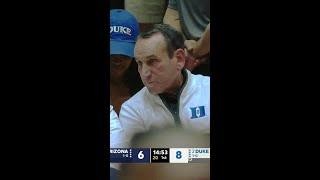 Coach K watching Arizona vs. Duke 