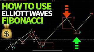 HOW TO USE ELLIOTT WAVES AND FIBONACCI IN TRADING! ELLIOTT WAVES FIBONACCI TRADING STRATEGY #trading