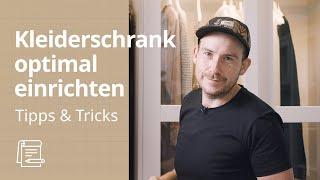 Kleiderschrank einrichten | IKEA Tipps & Tricks