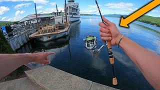 Ultralight Fishing For Whatever Bites In Lake George New York!