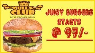 Gully Club Burgers -Juicy Chicken & Beef Burgers