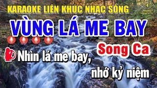 Karaoke Liên Khúc Bolero Song Ca | Tuyển Chọn LK Nhạc Trữ Tình Dễ Hát - Vùng Lá Me Bay