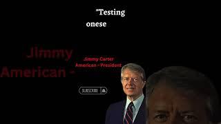 jimmy carter former us president quotes #shorts #viral