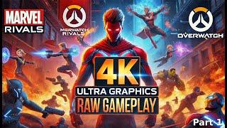  Marvel Rivals 4K Ultra Graphics | RTX 4090 + Ryzen 7 7800X3D | Unreal Engine 5 Gameplay