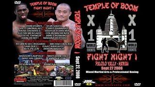 X1#17 Temple of Boom 1 Full Fight : Hawaii MMA