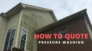 How To Bid Pressure Washing Jobs for Residential