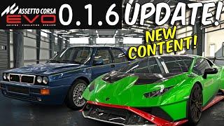 What's new? Assetto Corsa EVO 0.1.6 UPDATE Deep Dive! Fanatec CSL DD - 3Drap