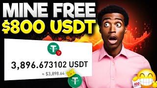 MINE FREE $800 USDT  Automatic withdrawal | Free USDT Mining Site 2024