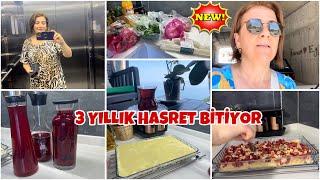 BAŞLASIN HAZIIRLIKLAR  1 KİLO ALDIM 3 KİLOYA YAKIN MEYVA SUYU YAPTIM  BİMDEM BULMUŞKEN ALDIM VLOG