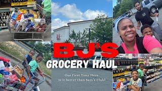 GROCERY HAUL | First Time Shopping At BJ’s Wholesale Club | Family of 8