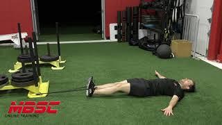 Lying Band Hip Flexion