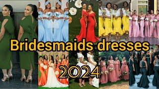 Latest bridesmaids dresses ladies | Gown Styles for maid of honor | Bridesmaid dresses 2024