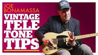 Joe Bonamassa's Vintage Telecaster Tone Tips & Tricks