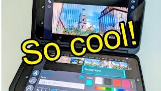 A whole new video editing experience on a smartphone with the LG G8X Dual Screen and PowerDirector!