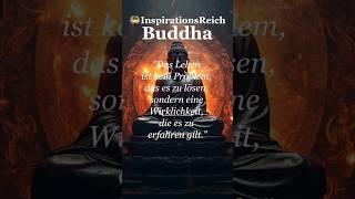 Mehr erleben, weniger lösen. Buddhas Weisheit #inspirationsreich #buddha #motivation