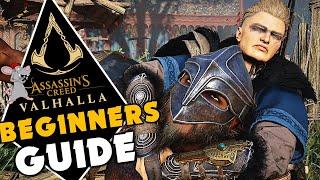 BEGINNERS GUIDE TO ASSASSINS CREED VALHALLA! Xbox Gamepass Combat, Skills, Loot Tips, Map & Upgrades