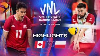  CAN vs.  POL - Highlights | Week 1 | Men's VNL 2024