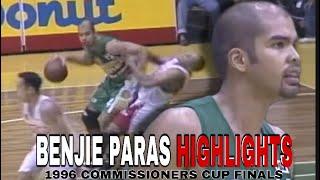 BENJIE PARAS 1996 COMMISSIONER CUP FINALS HIGHLIGHTS