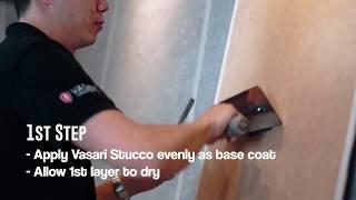 How to Apply Vasari Stucco Plaster in Few Steps