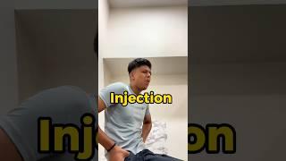 Injection thok diya #minivlog #dailyvlog #shorts