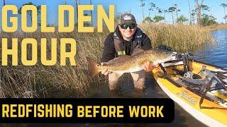 Panama City Flats fishing for Big Redfish on the Hobie Lynx