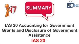 How to Account for Government Grants (IAS 20) - applies in 2024