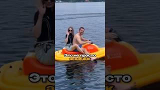 Надувной аквабайк лучший вариант для активного отдыха!