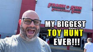 MY BIGGEST TOY HUNT EVER! Toy Hunting at Frank & Son Collectible Show