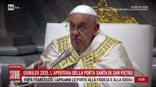 Giubileo 2025, l'apertura della Porta Santa di San Pietro - Storie italiane 24/12/2024