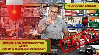 HARBOR FREIGHT EMBARRASSES SNAP ON TO THE WORLD!  SNAP ON IS PANICKING? DEALERS  NOW FAKING THE TEST