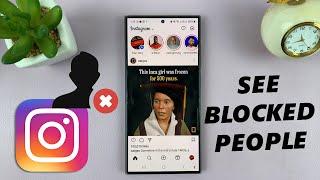 How To Find Blocked People On Instagram