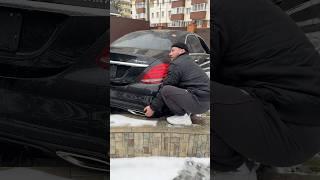 Весна. Откапываем подснежники #mercedes