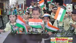 15 august 2023 celebrate independence day at unique model convent school machhariya kanpur