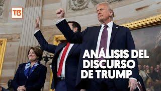 El análisis del discurso de Donald Trump tras asumir como presidente de EE.UU