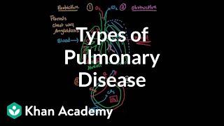 Types of pulmonary diseases | Respiratory system diseases | NCLEX-RN | Khan Academy