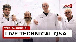 Live Technical Q&A 26 June - The Origin of Mass and Nature of Gravity