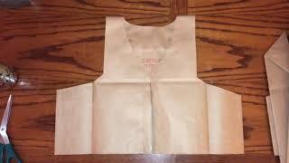 Simple Paper Bag Vest