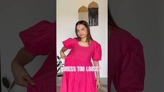 Dress too loose? #dresshacks #hacks #fashionhack #fashionhacks #dress #fashionstyle
