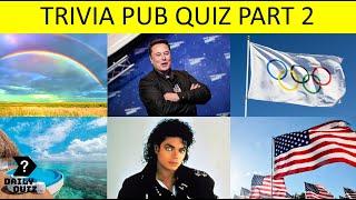 Medium Trivia Pub Quiz Part 2